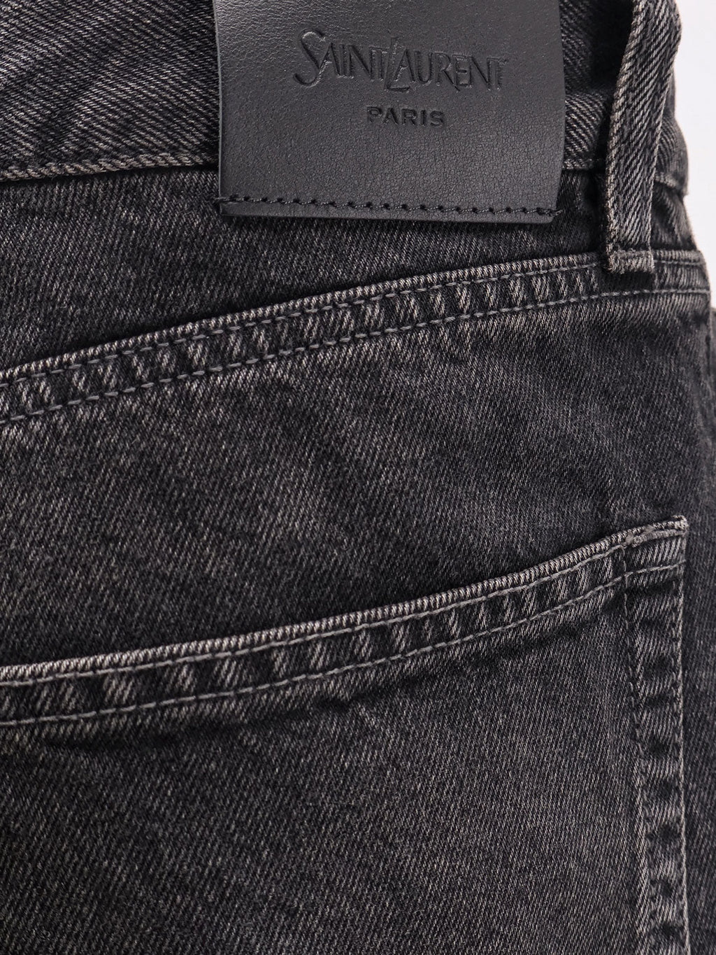 Long Mick black denim trousers