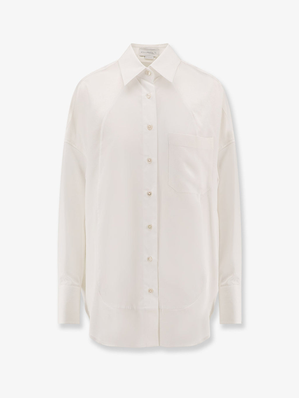 Oversize satin shirt