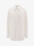 Oversize satin shirt