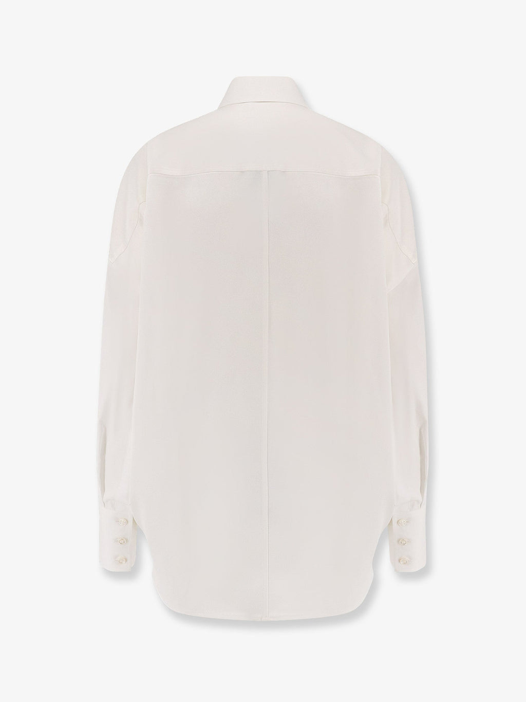 Oversize satin shirt