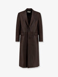 Unisex leather coat