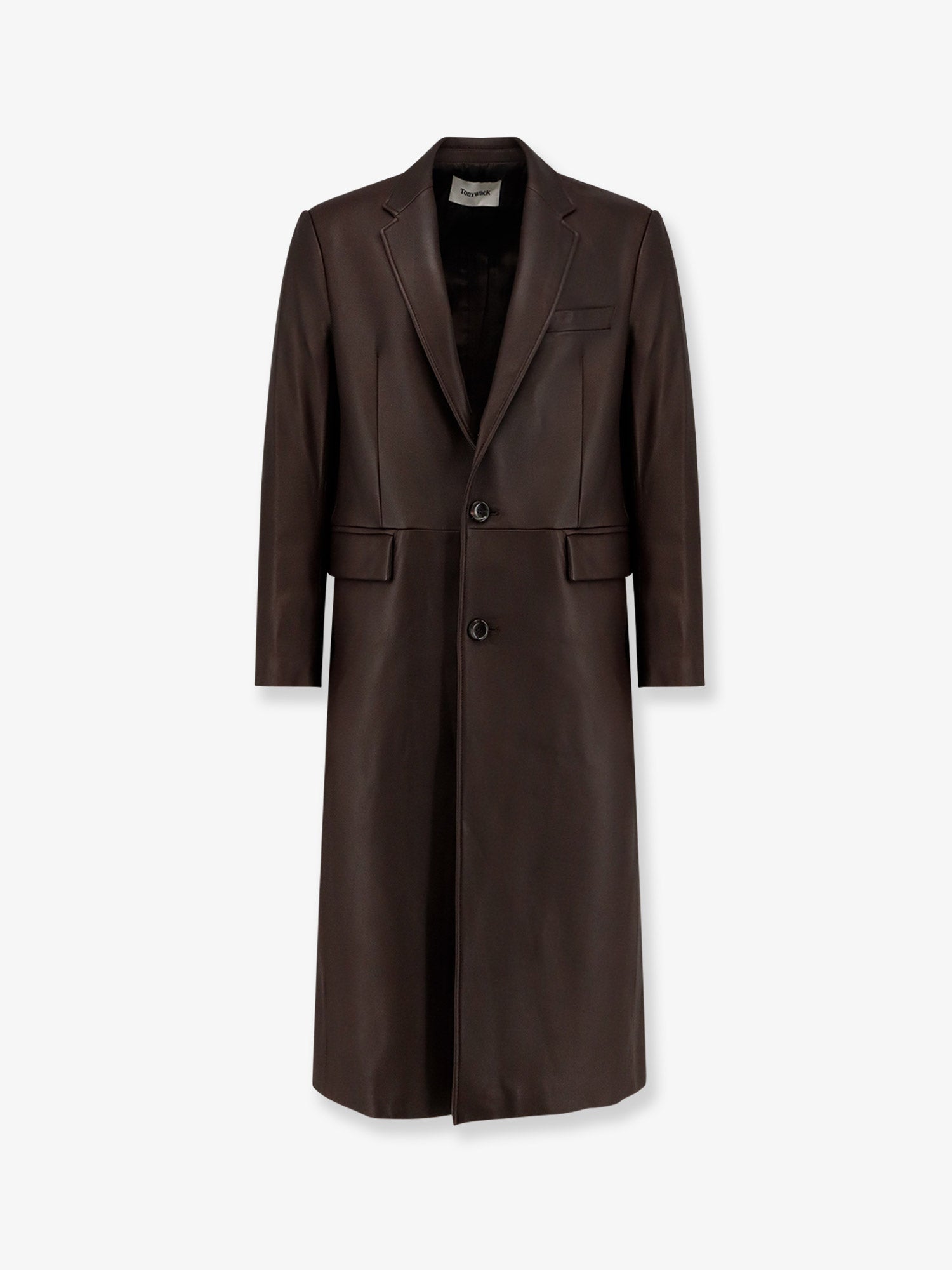 Unisex leather coat