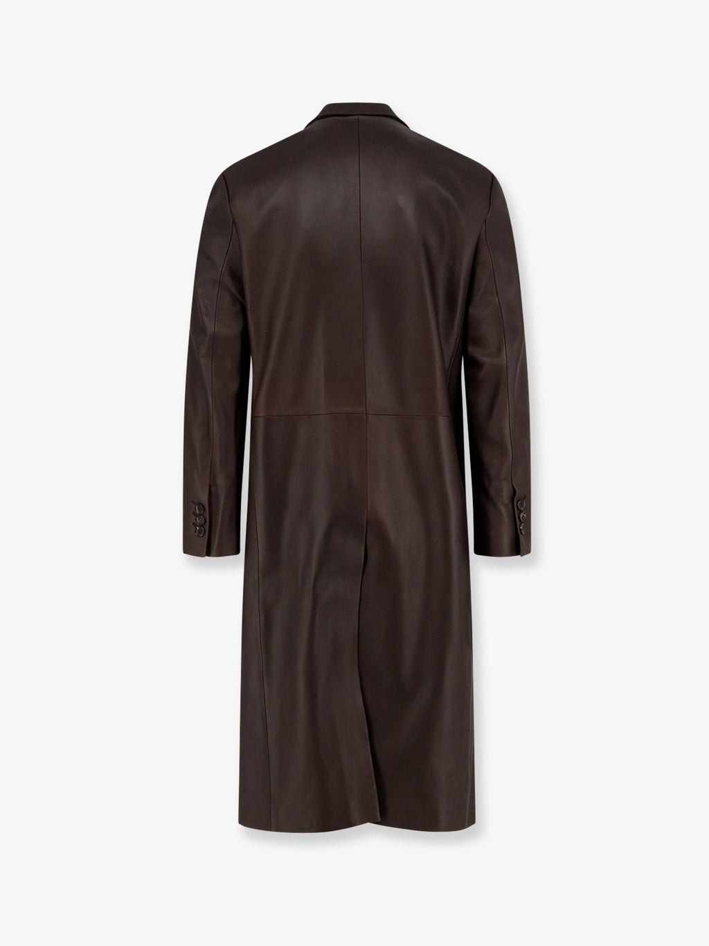 Unisex leather coat