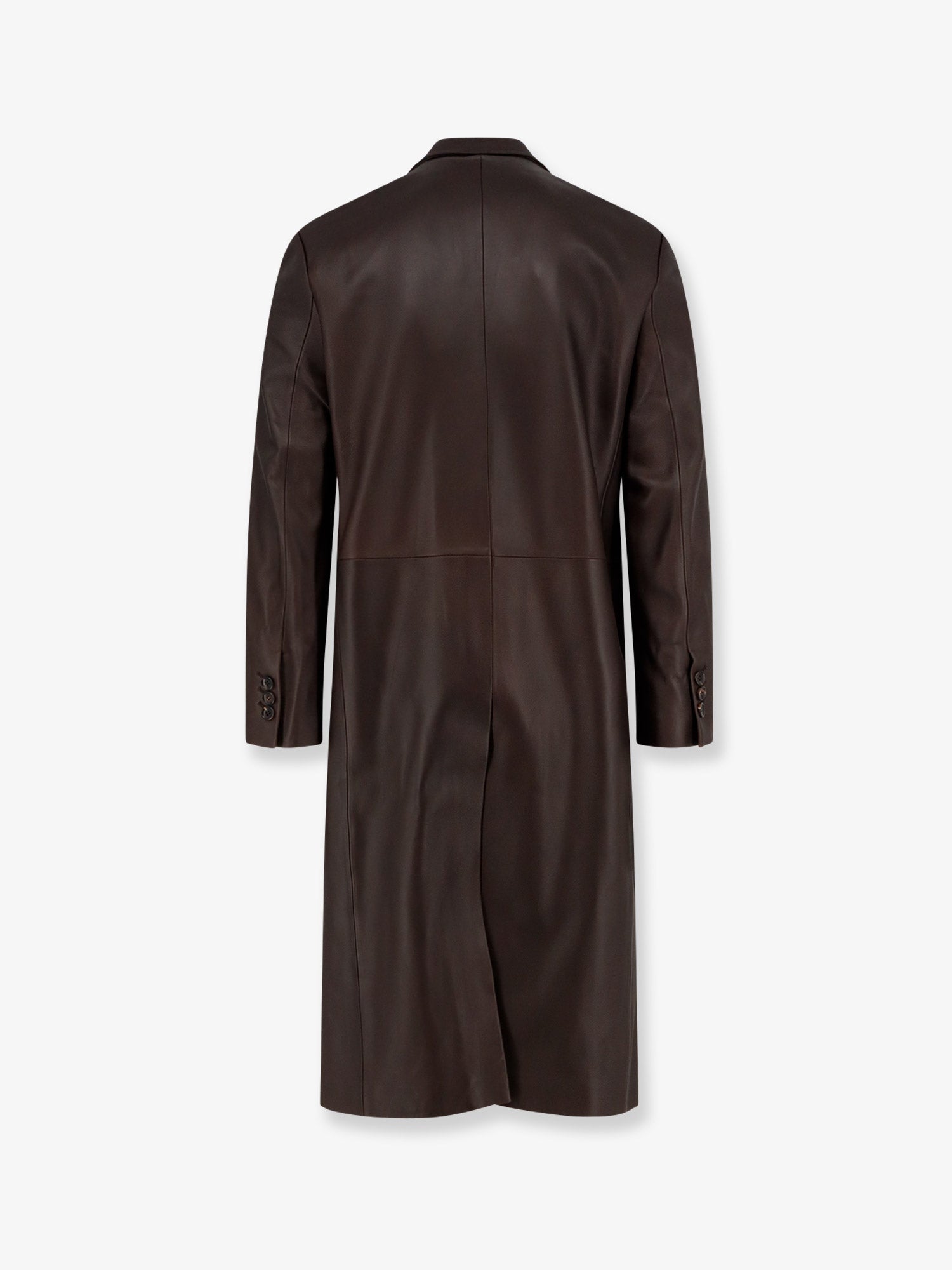 Unisex leather coat