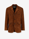 Tailored suede jacket