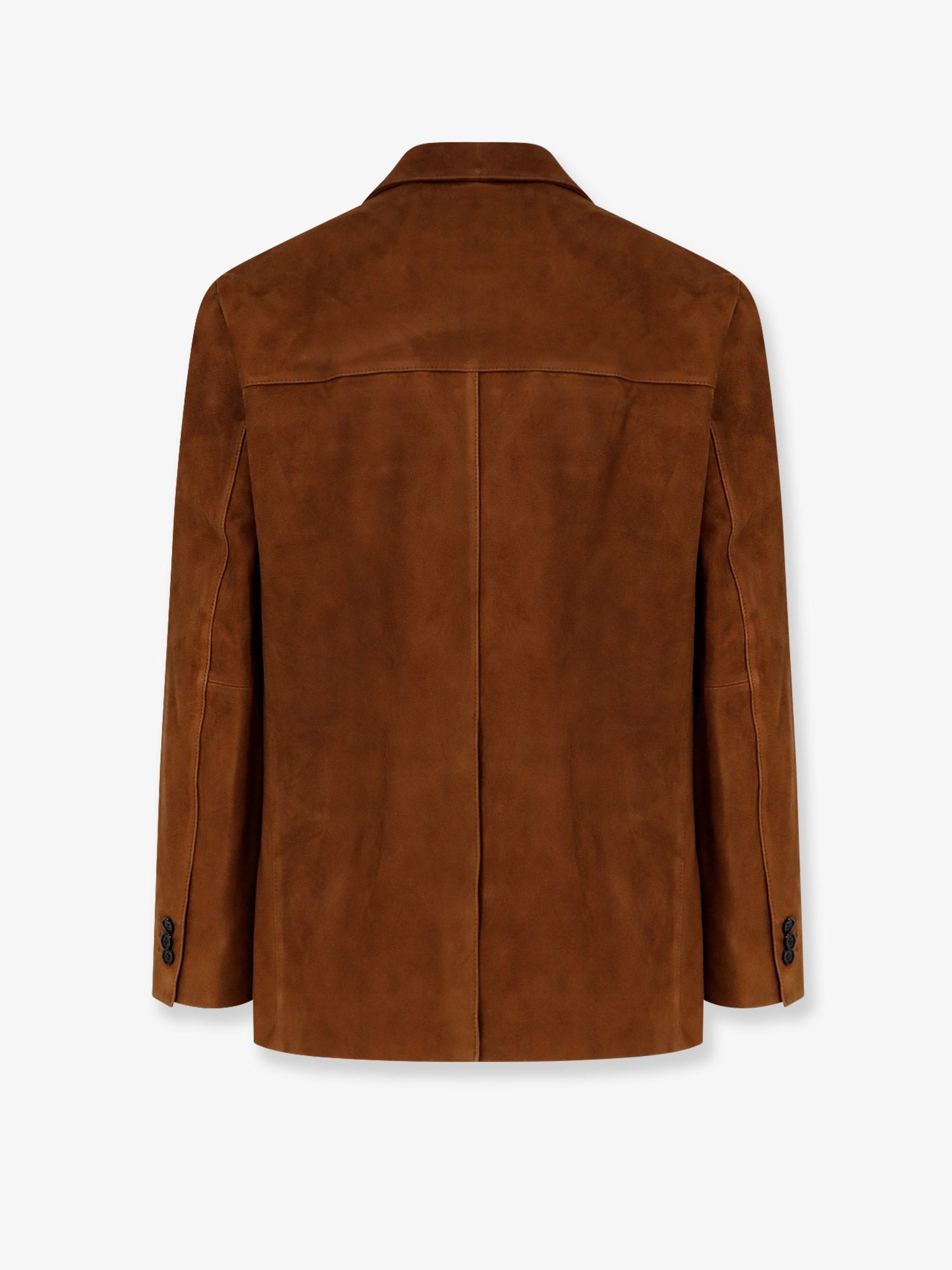 Tailored suede jacket