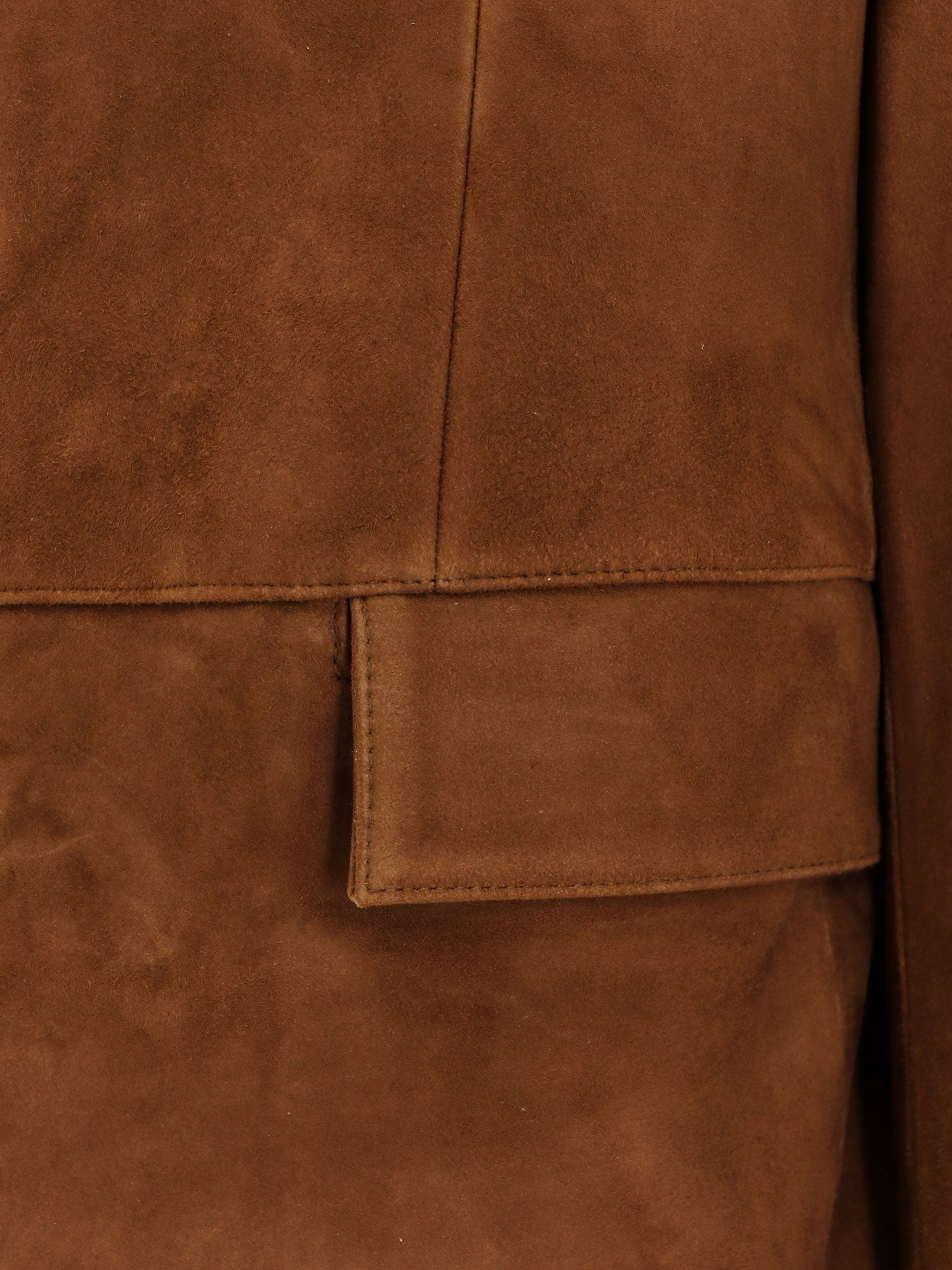 Tailored suede jacket