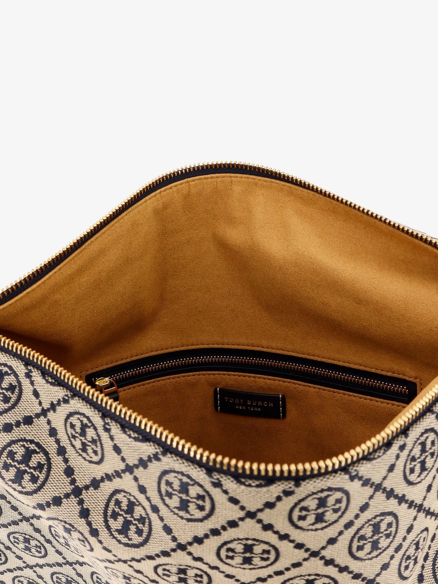T Monogram Balloon jacquard fabric shoulder bag