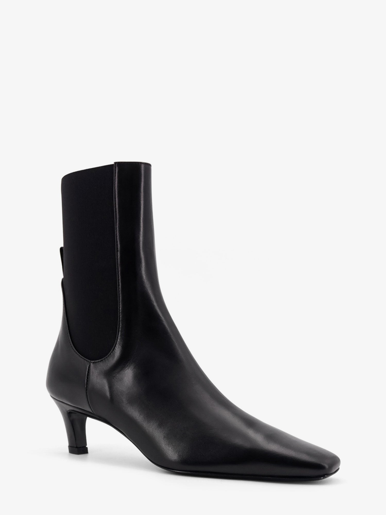 The Mid Heel Boot leather boots