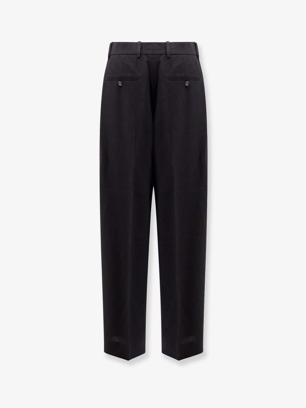 Viscose and wool trousers