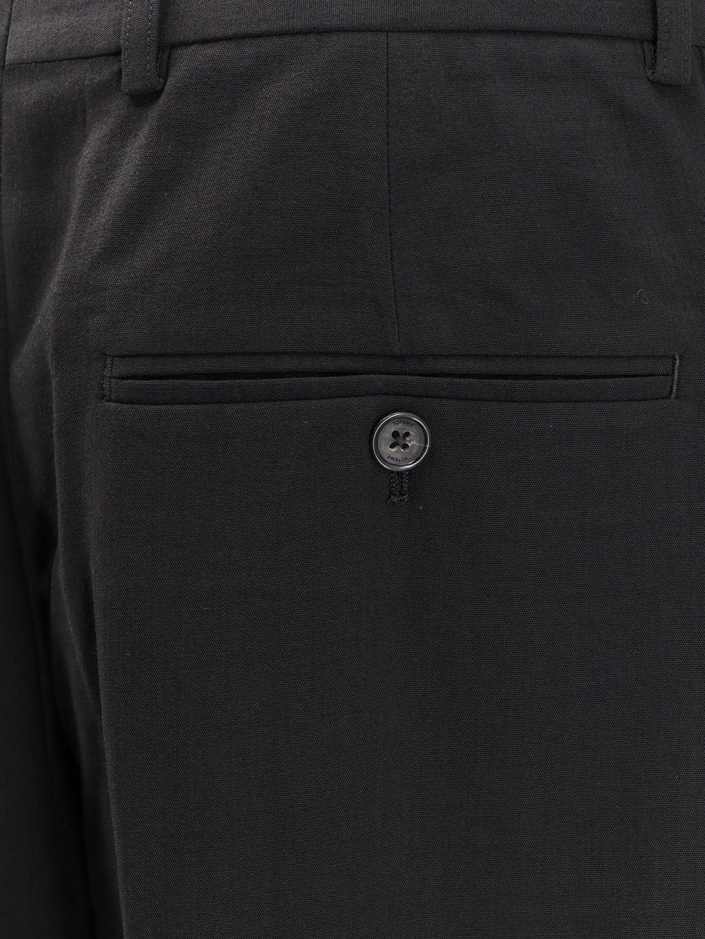 Viscose and wool trousers