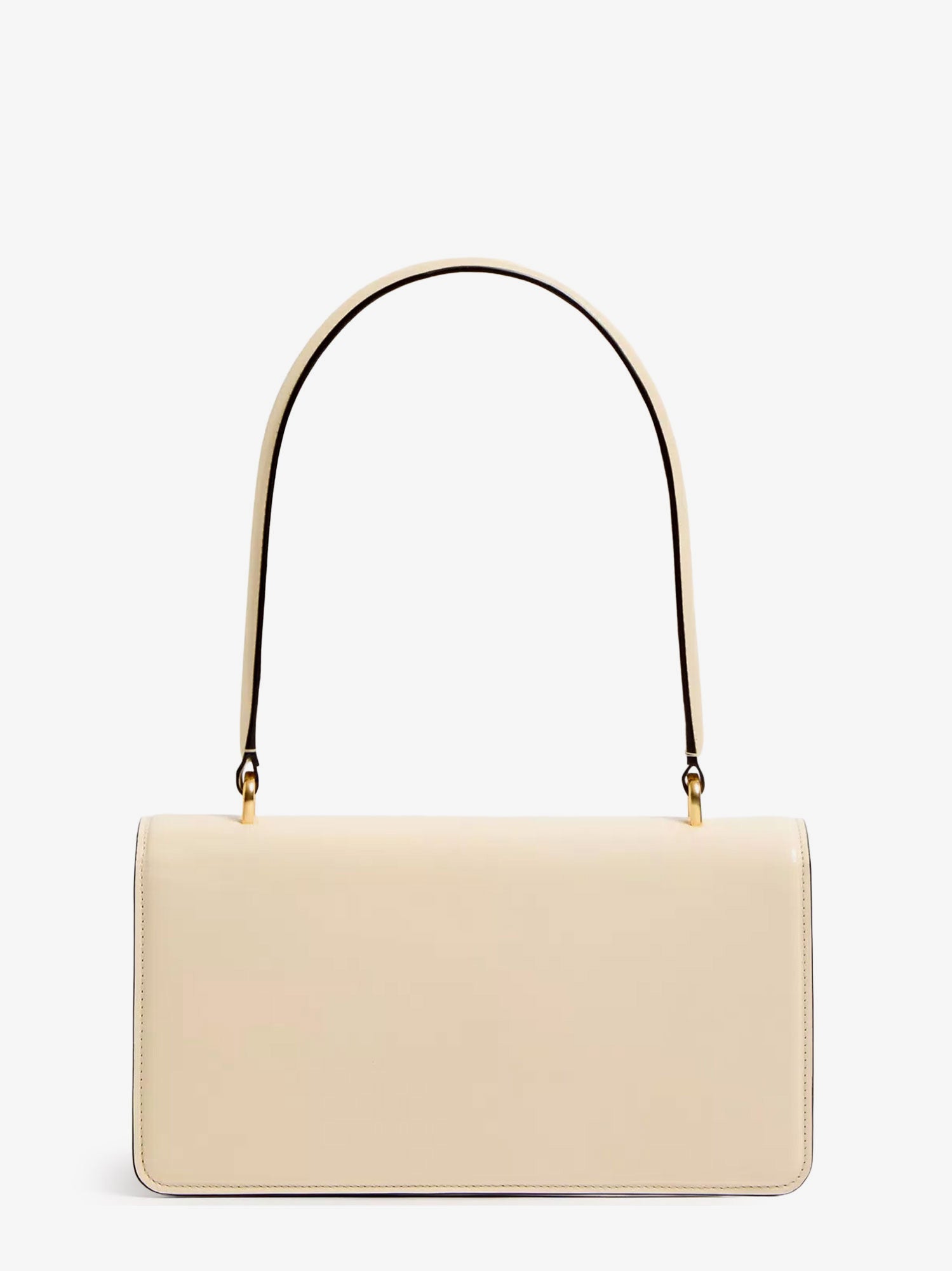 Leather Vlogo shoulder bag