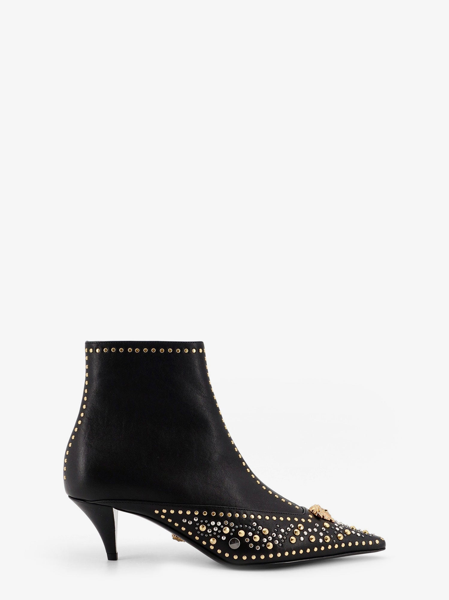 Leather ankle boots