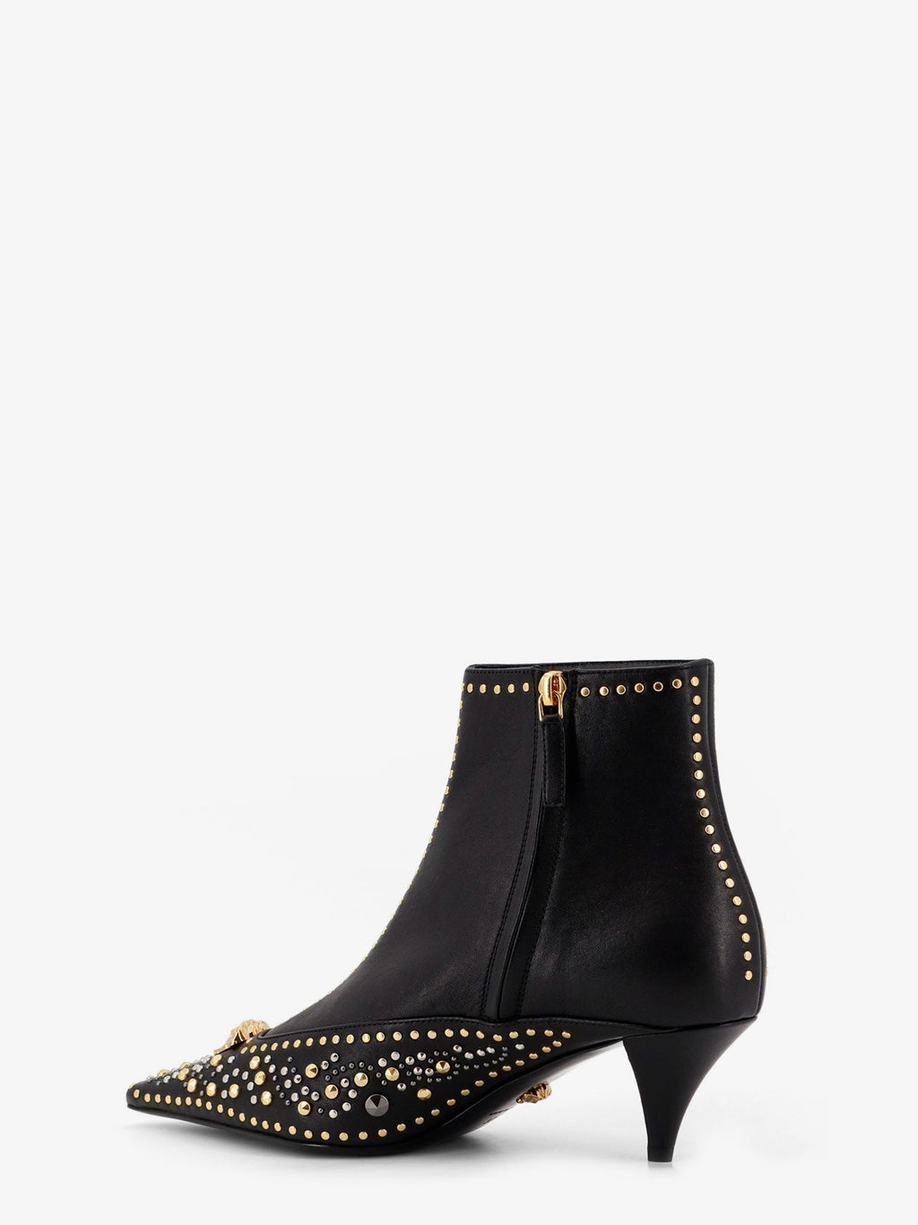 Leather ankle boots
