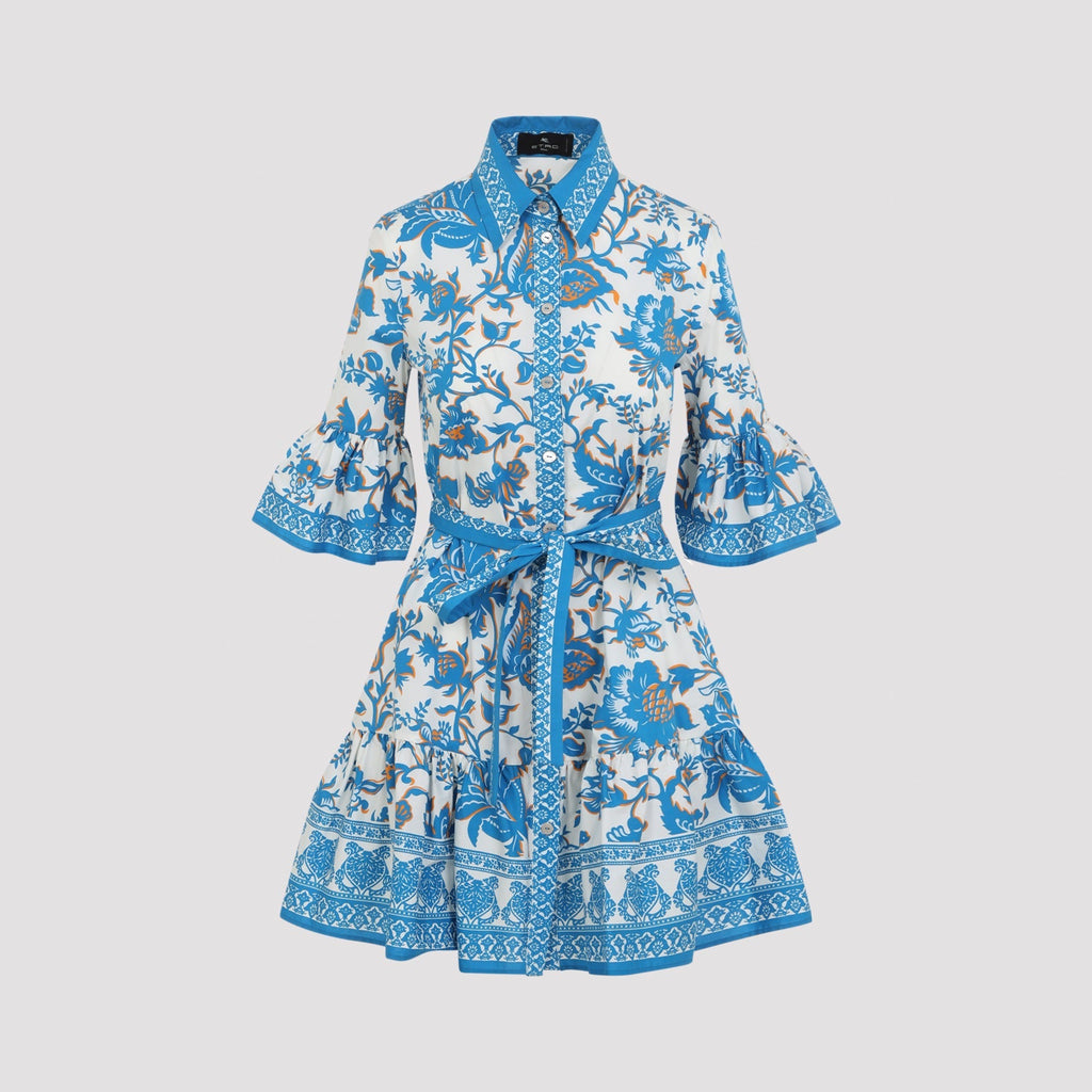 Mini Shirt Dress With Belt