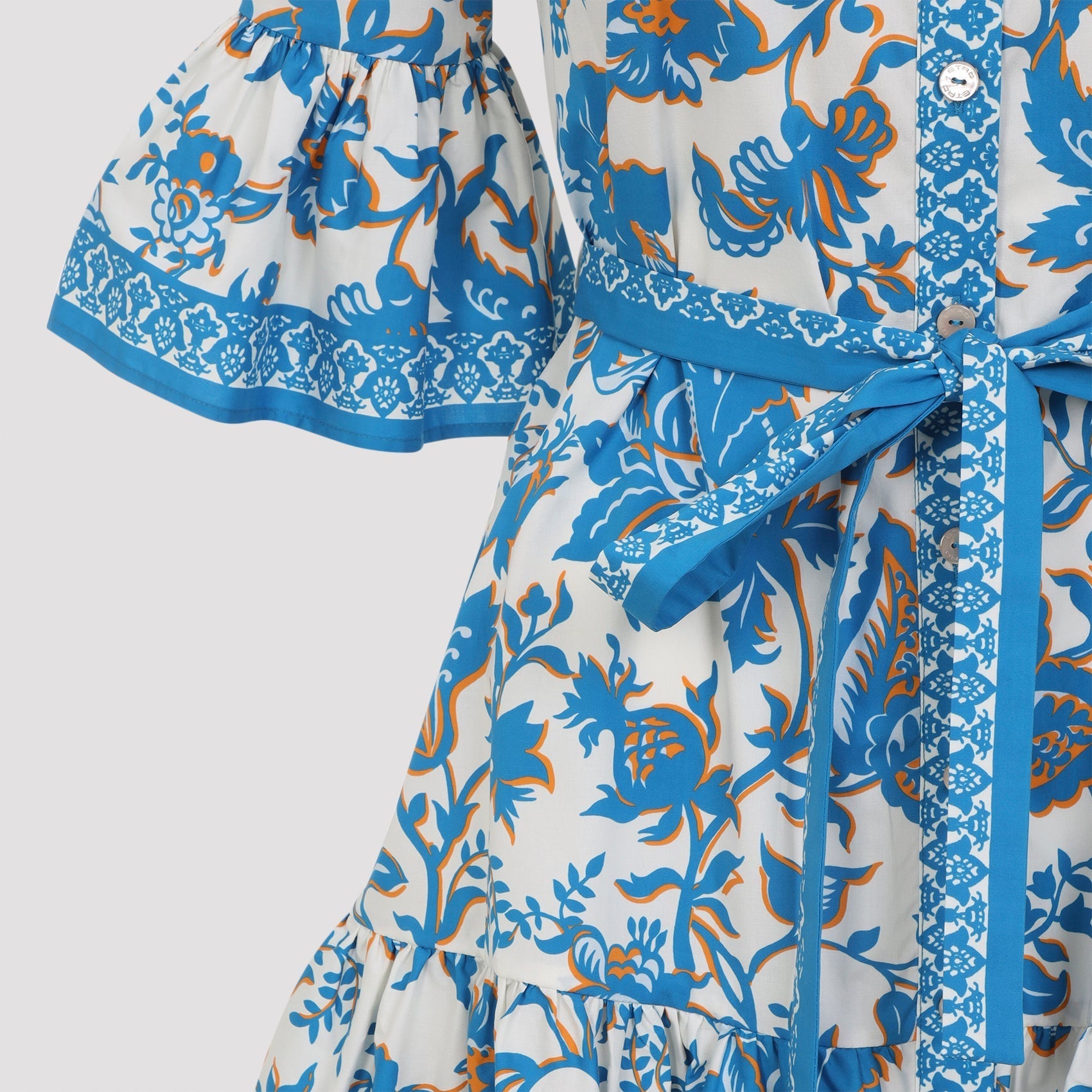 Mini Shirt Dress With Belt