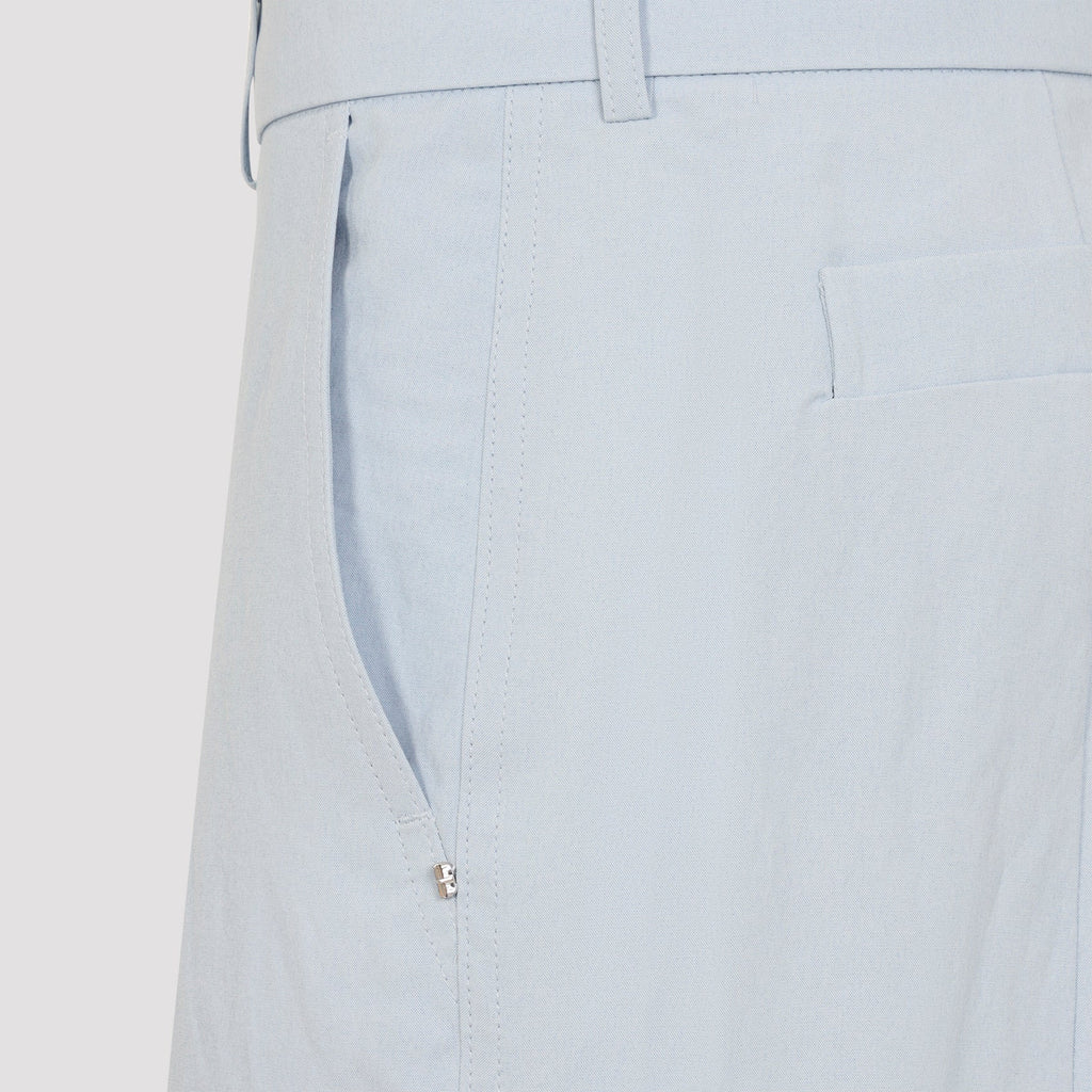 Light Blue Fragola Viscose Pants