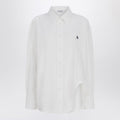 Oversized white cotton shirt