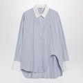 Light blue/white striped shirt