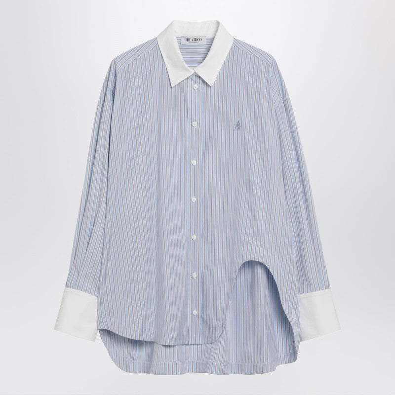 Light blue/white striped shirt