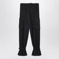 Black nylon trousers