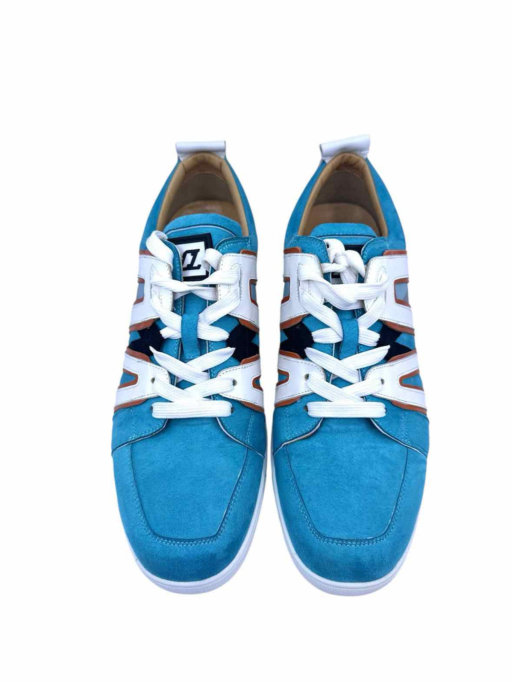 CHRISTIAN LOUBOUTIN Size 10 Blue Men's Sneakers