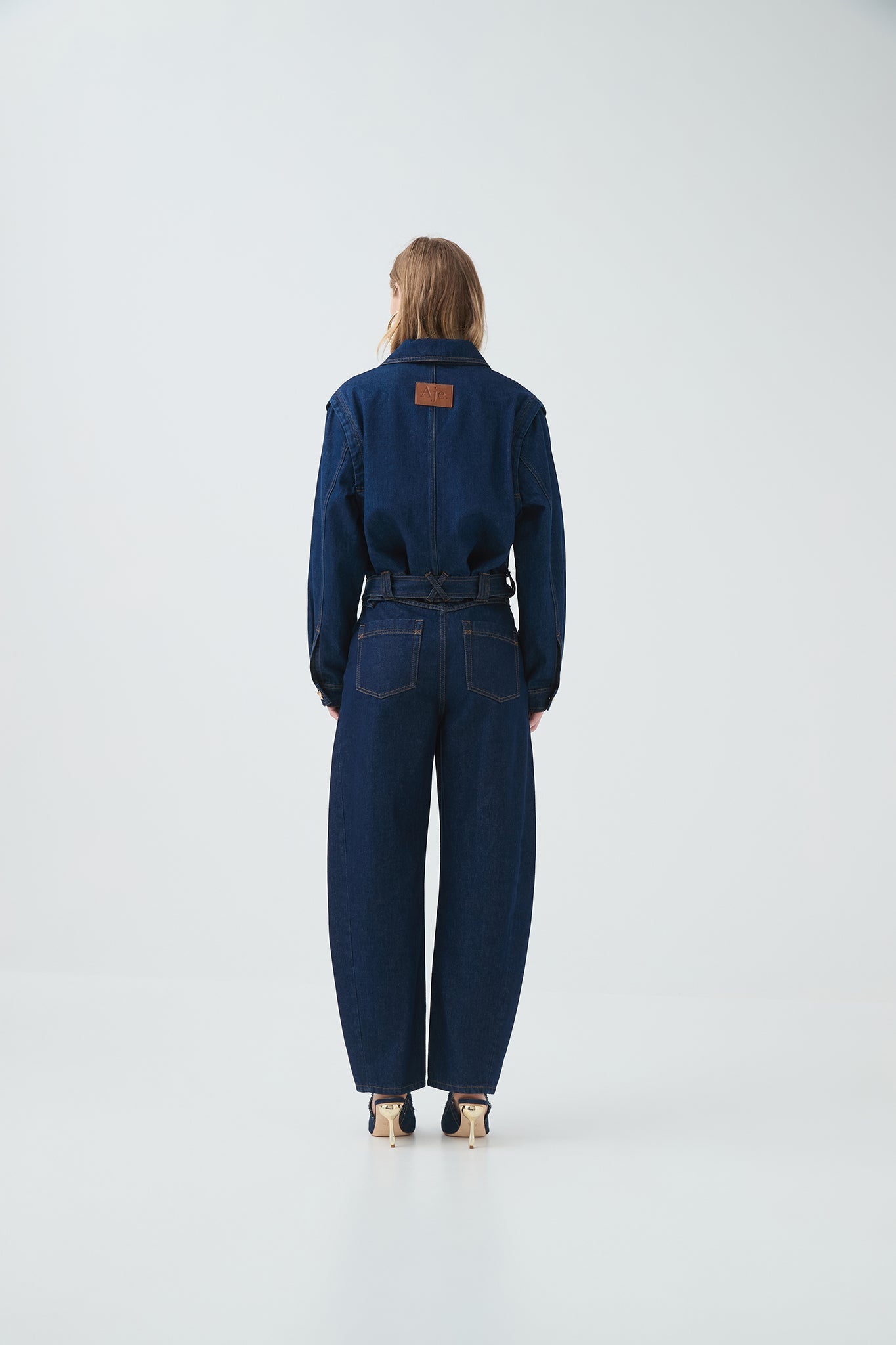 Aje Amara Hardware Denim Jacket