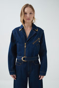 Aje Amara Hardware Denim Jacket