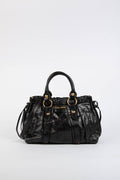 🔥 Pre-owned 2000s Miu Miu Black Vitello Shoulder Bag 🔥