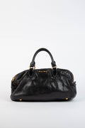 🔥 Pre-owned 2000s Miu Miu Black Leather Shoulder Bag 🔥
