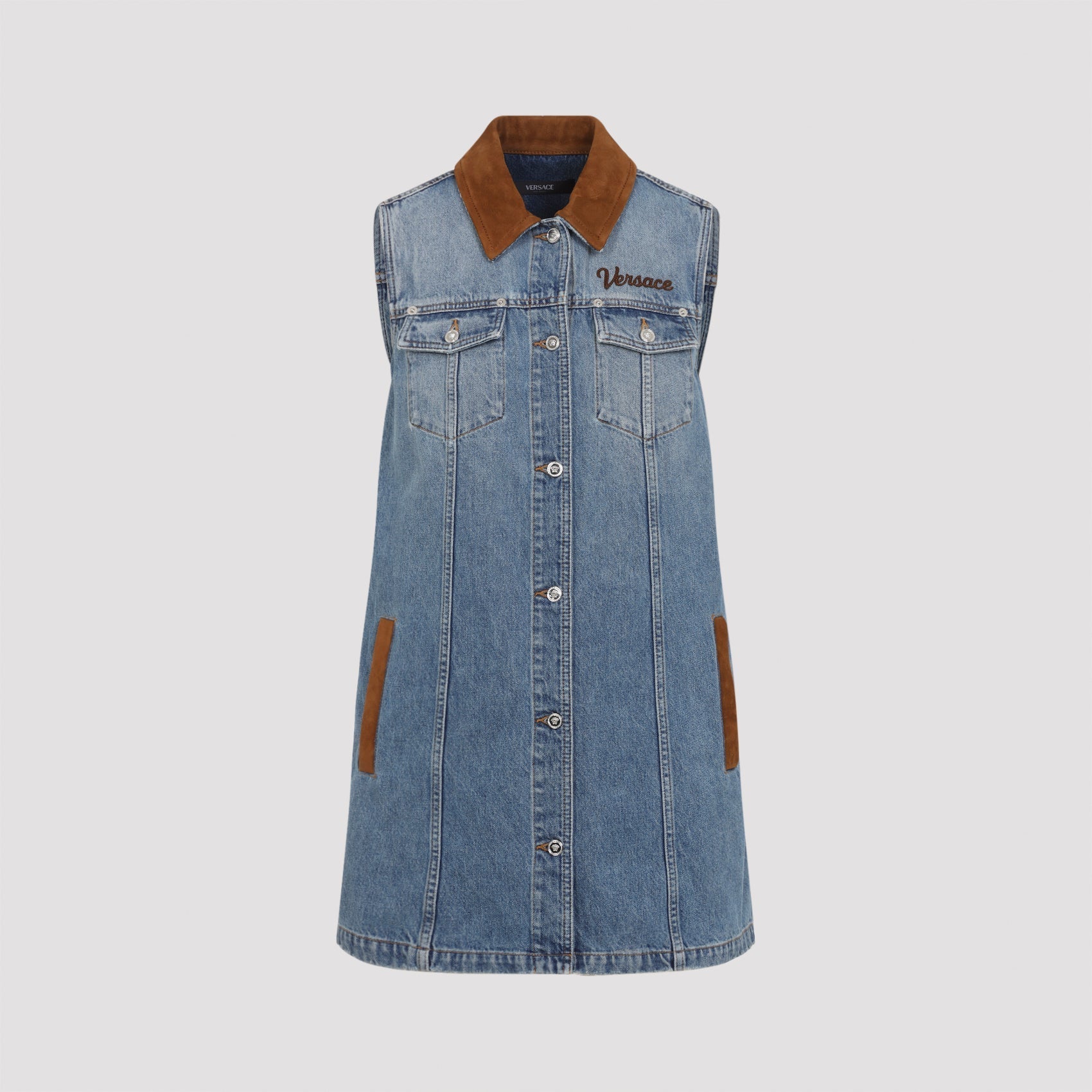 Denim Stone Wash Dress