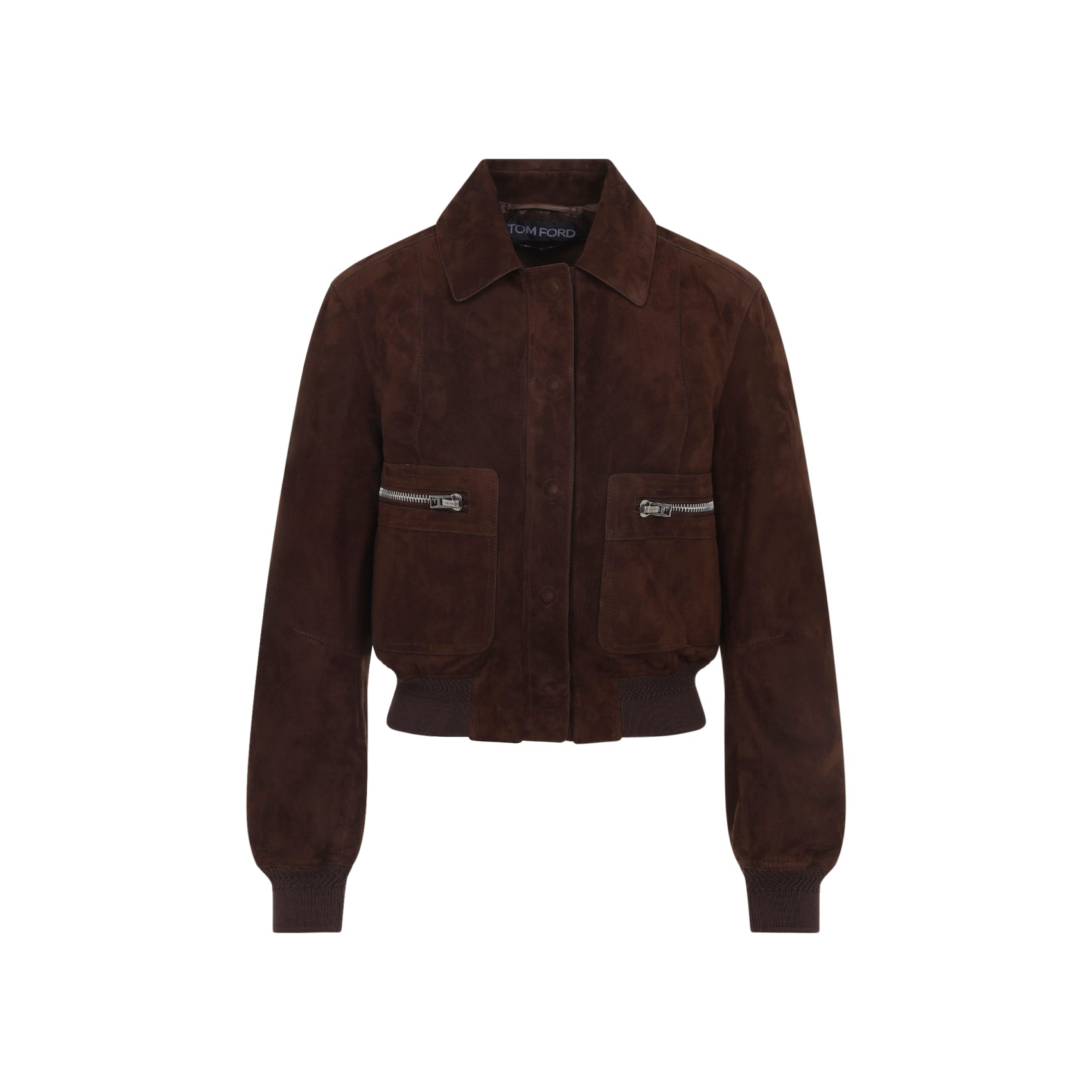 Lamb Suede Bomber Jacket