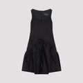 Tapered Back Peplum Mini Dress