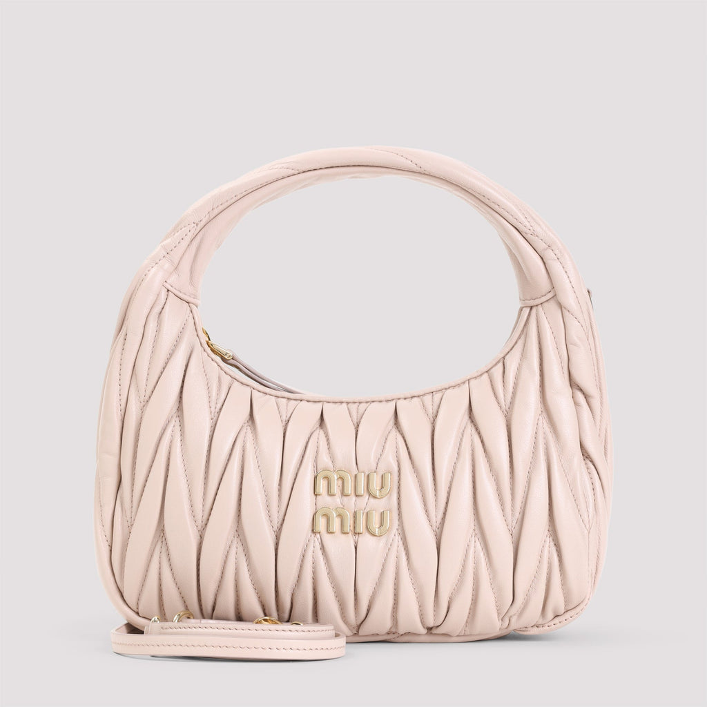 Wander matelassé hobo bag