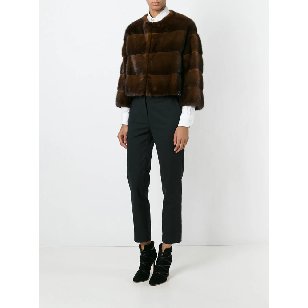 Brown Mink Blend Coat