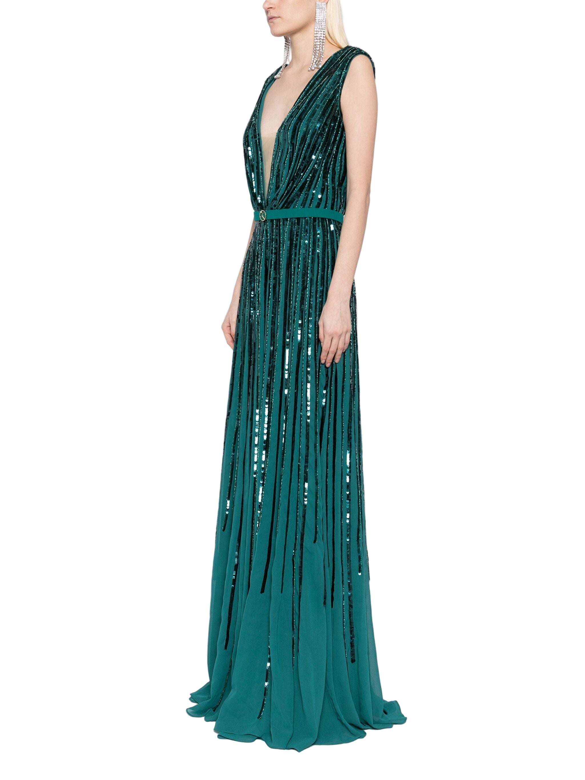 SEQUIN LONG DRESS