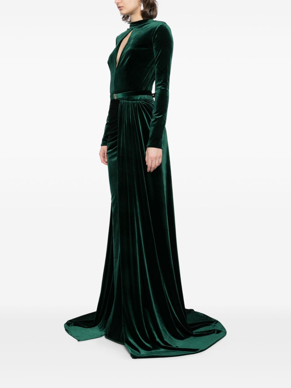 VELVET LONG DRESS