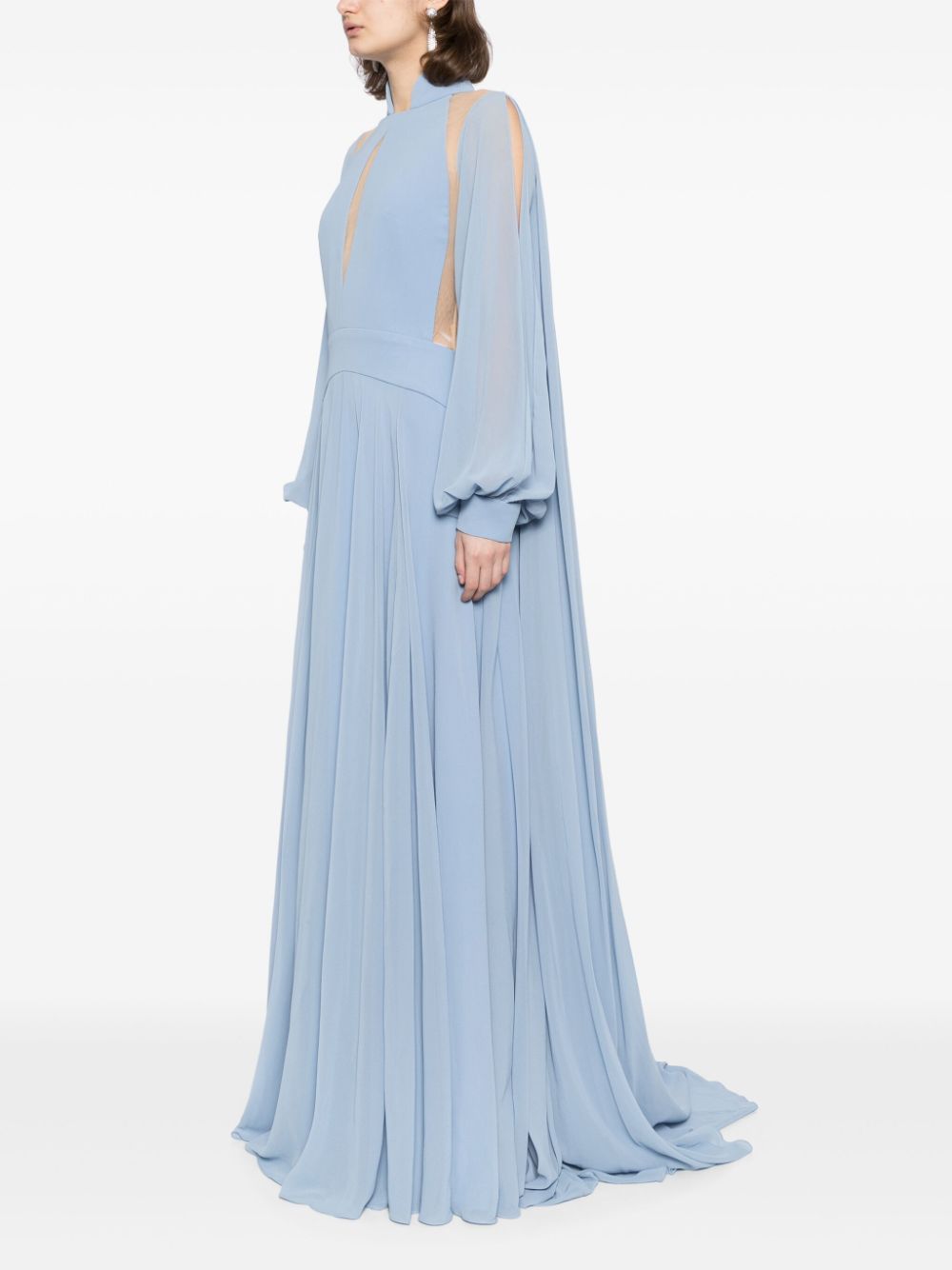 CREPE GEORGETTE LONG DRESS