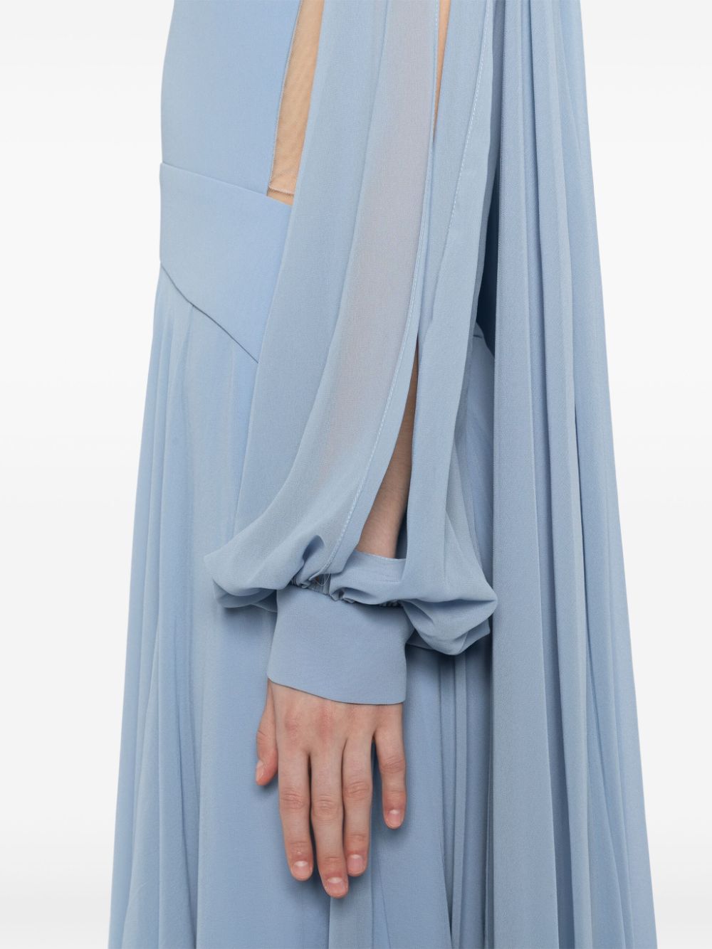 CREPE GEORGETTE LONG DRESS