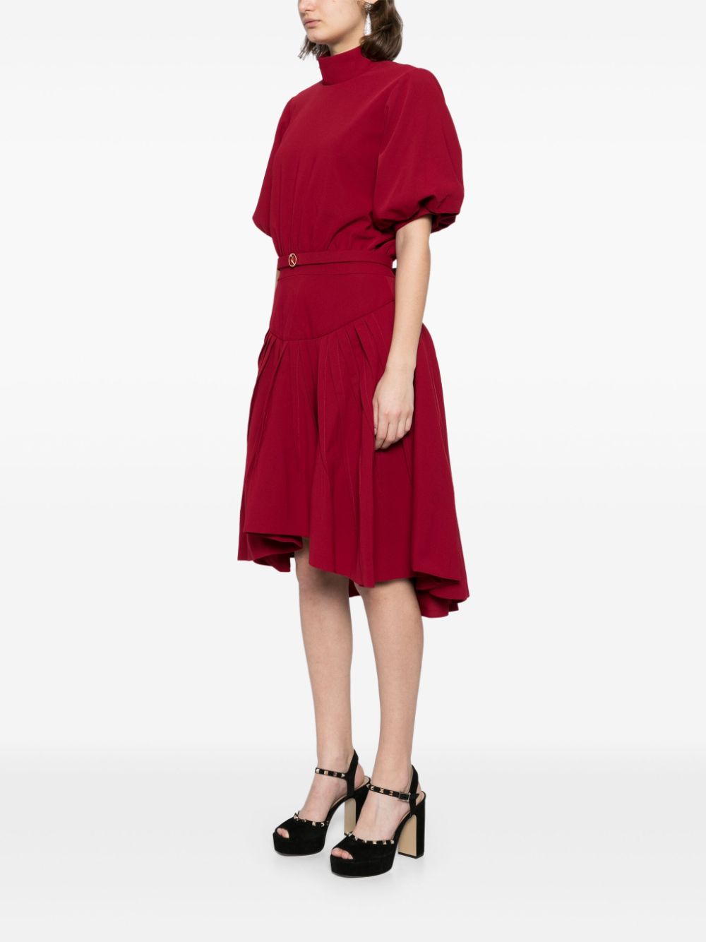 CREPE SHORT DRESS