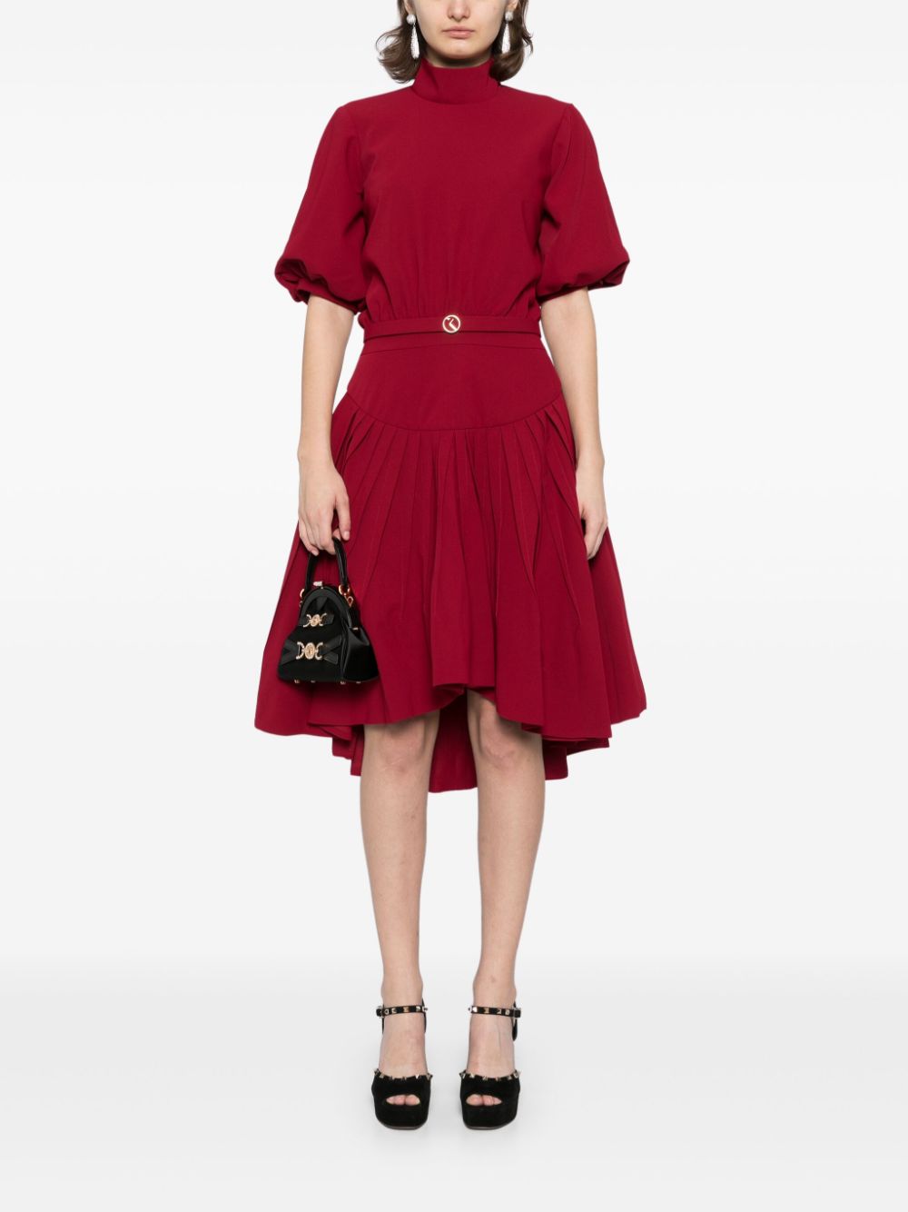 CREPE SHORT DRESS