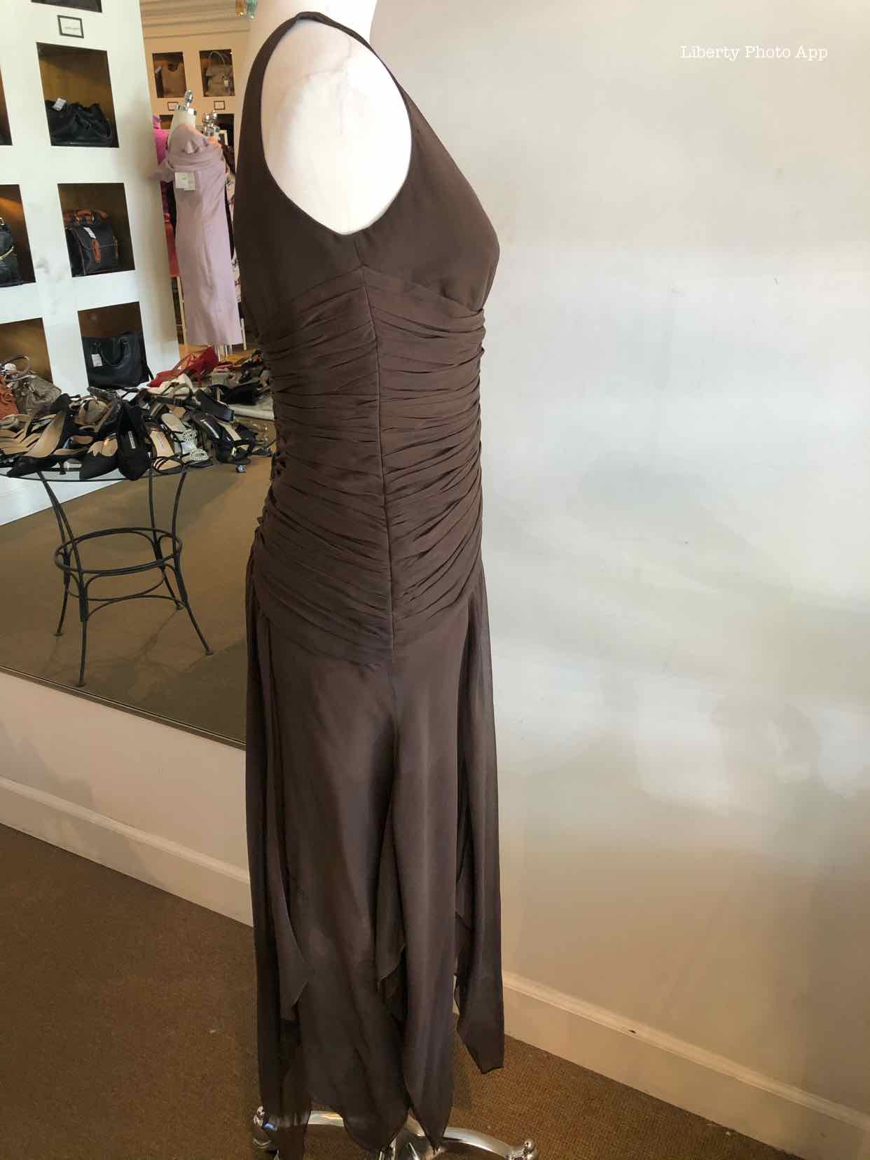 MONIQUE LHUILLIER Ruched Dress | 4