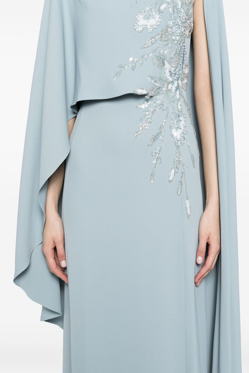 EMBELLISHED CREPE KAFTAN