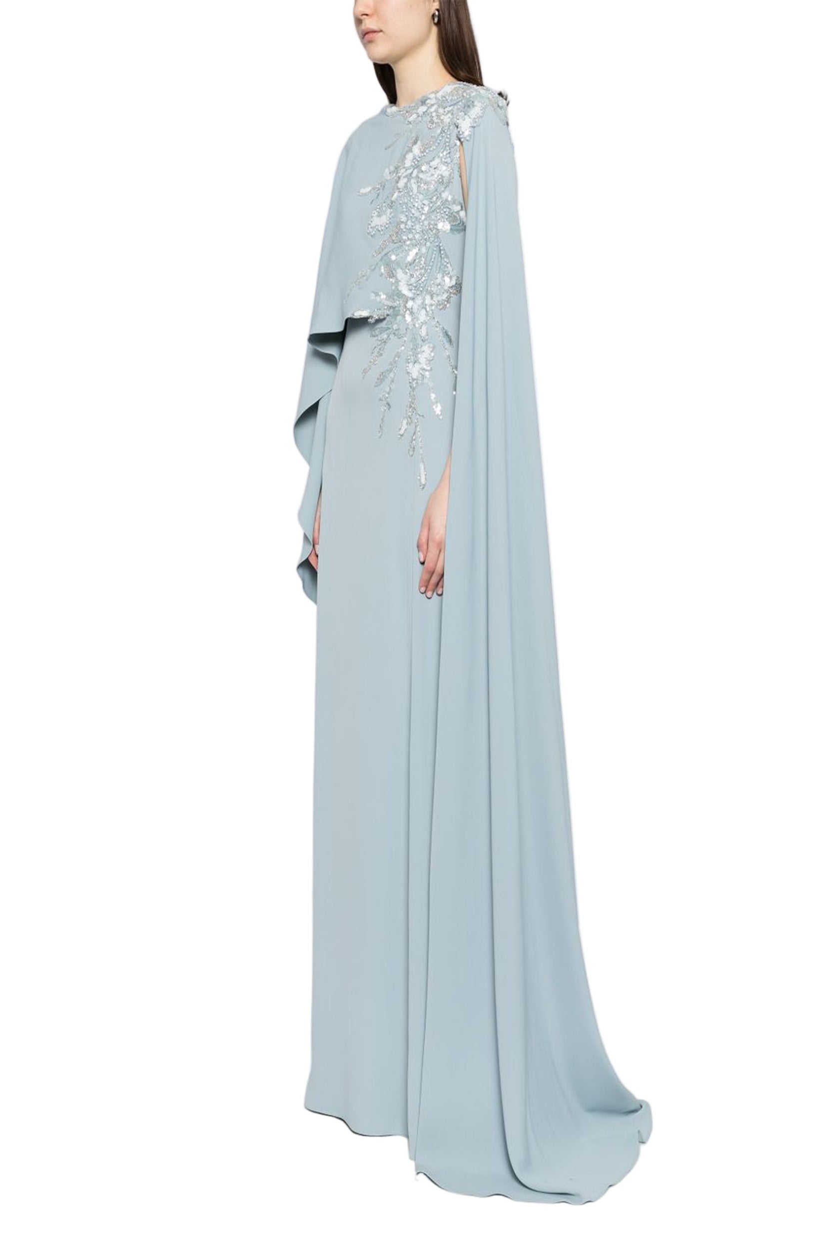EMBELLISHED CREPE KAFTAN