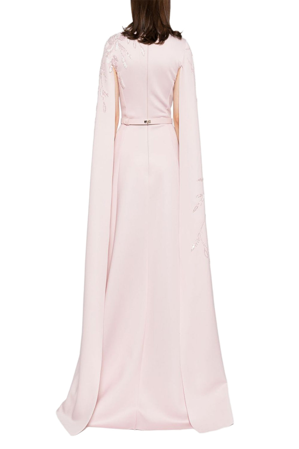 FLORAL EMBROIDERED SCUBA KAFTAN