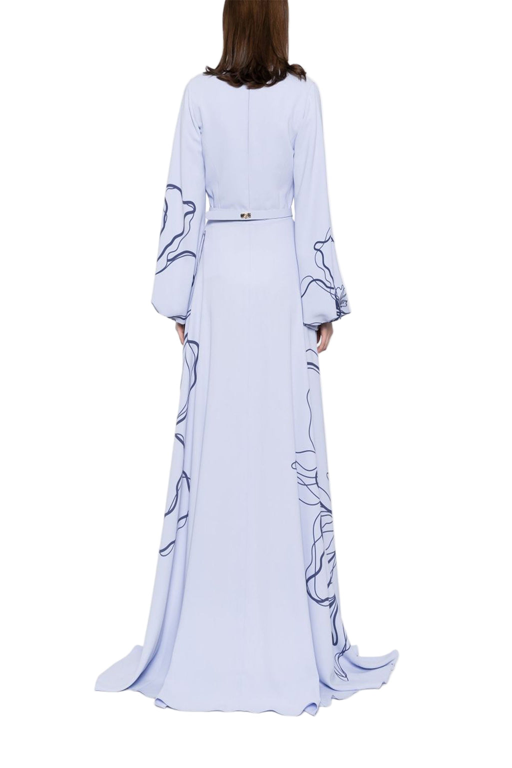 FLORAL PRINTED CREPE KAFTAN