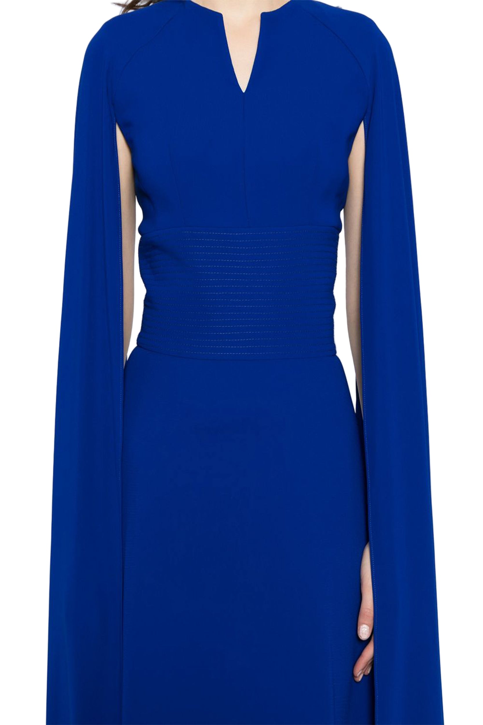 ROYAL BLUE CREPE KAFTAN