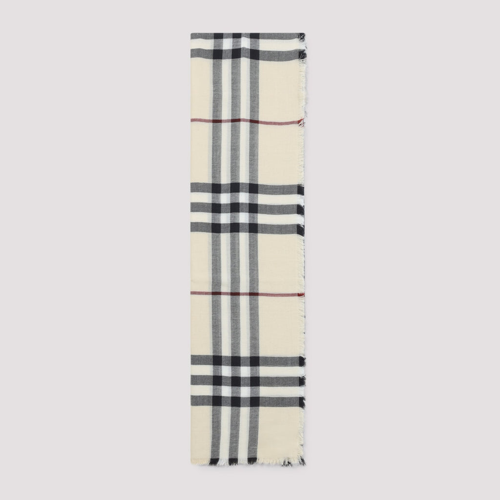 Stone Grey Wool Scarf
