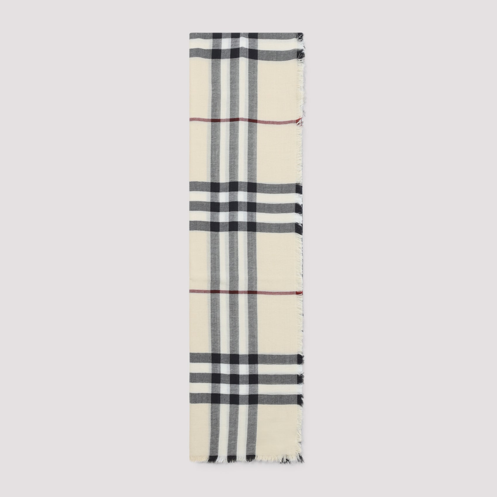 Stone Grey Wool Scarf