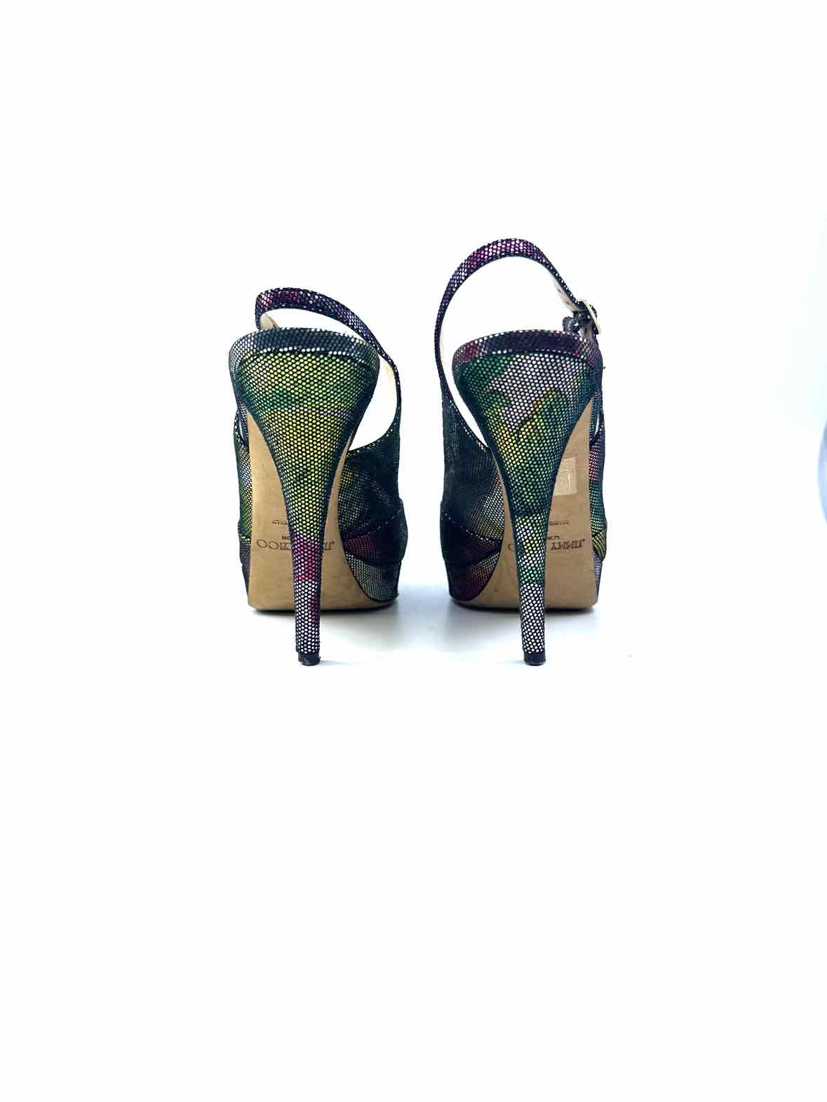 JIMMY CHOO Size 9 Multi-Color Sandals